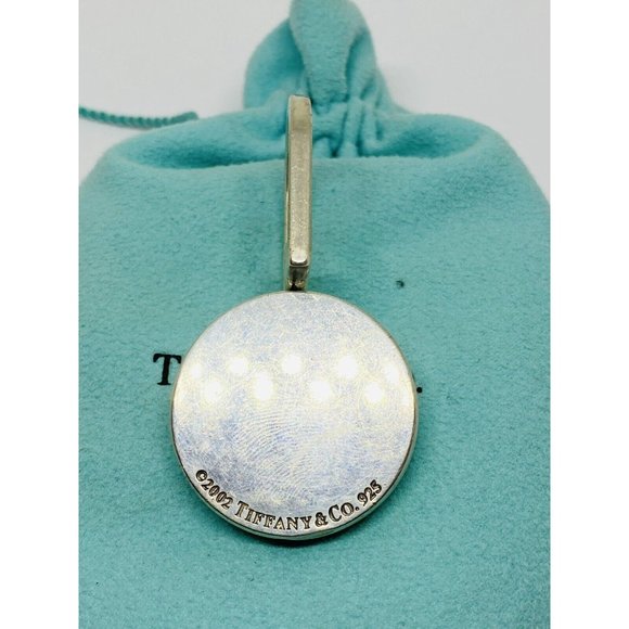 Tiffany & Co. Sterling Silver Golf Ball Keychain Key Ring in Box! 65 grams - Picture 3 of 6